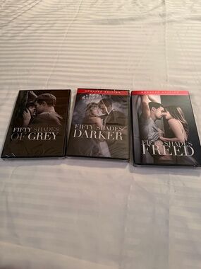 Universal Fifty Shades Trilogy DVDs - Black, Red, Gray